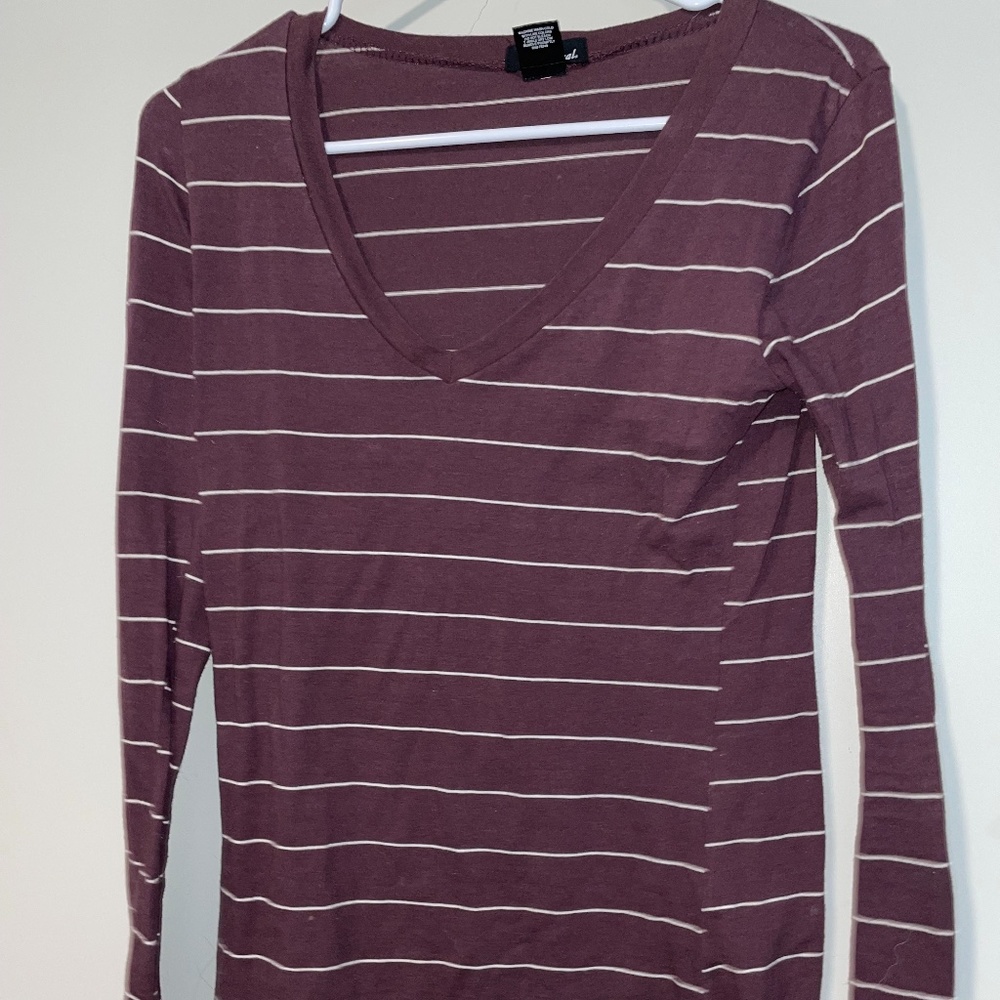 Striped Long Sleeves Tshirt